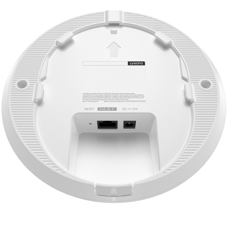Lysora L6Lite Wi-Fi 6 AX1800 Dual-Band Ceiling Mount Access Point