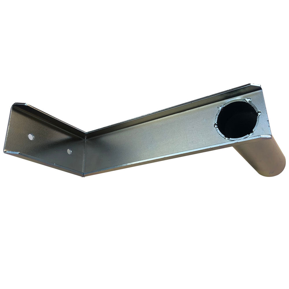 LSO-WMB8-HD - 1.5" diameter Heavy Duty Wall Mount Bracket, Zinc Plated Finish