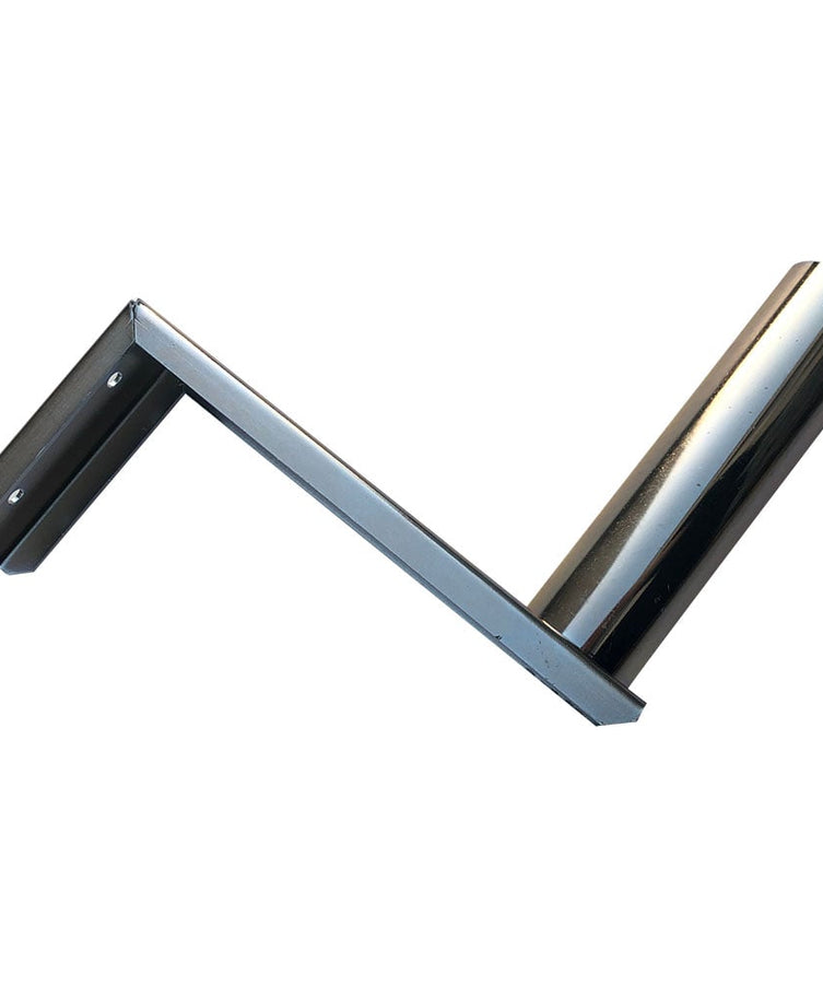 LSO-WMB8-HD - 1.5" diameter Heavy Duty Wall Mount Bracket, Zinc Plated Finish