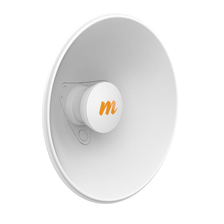 Mimosa N5-X20 twist-on, 4.9–6.4 GHz, 20 dBi, Dual-slant 45º, Dish Antenna