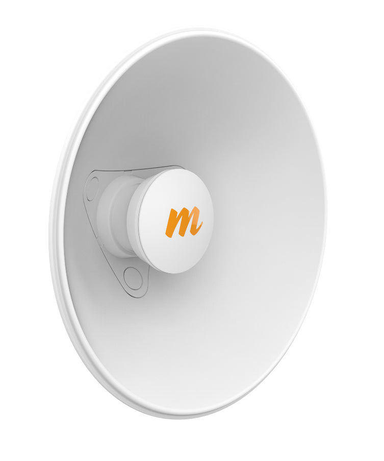 Mimosa N5-X25 twist-on, 4.9–6.4 GHz, 25 dBi, Dual-slant 45º, Dish Antenna