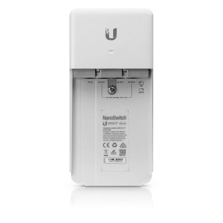 Ubiquiti Networks N-SW NanoSwitch 4 Gigabit 24V PoE