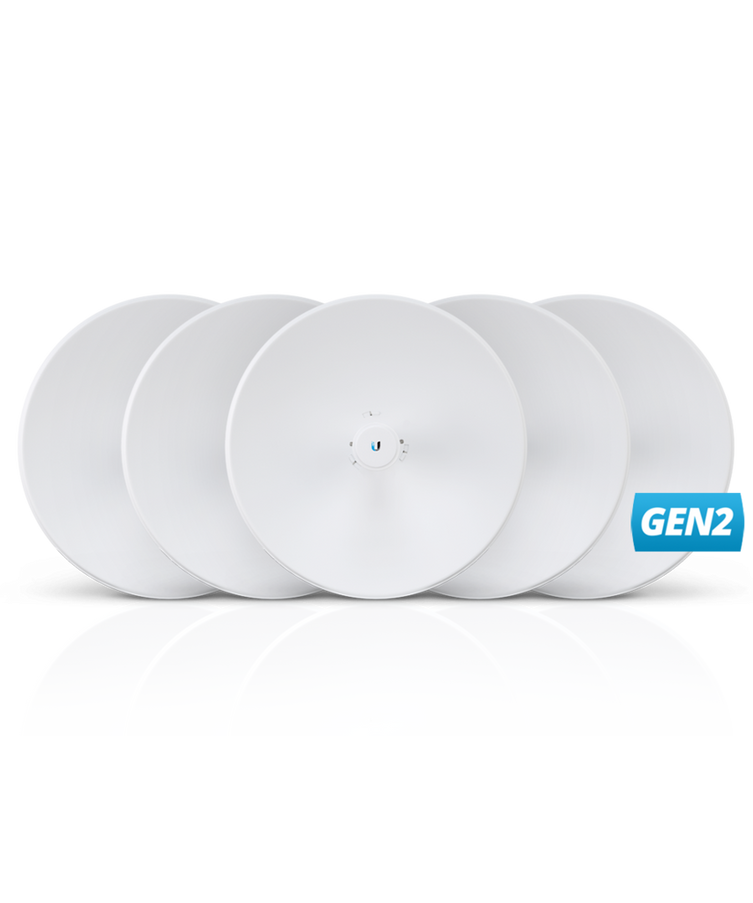 Ubiquiti PBE-5AC-Gen2-5 US airMAX PowerBeam Gen 2 5AC 5GHz Bridge US 5-Pack