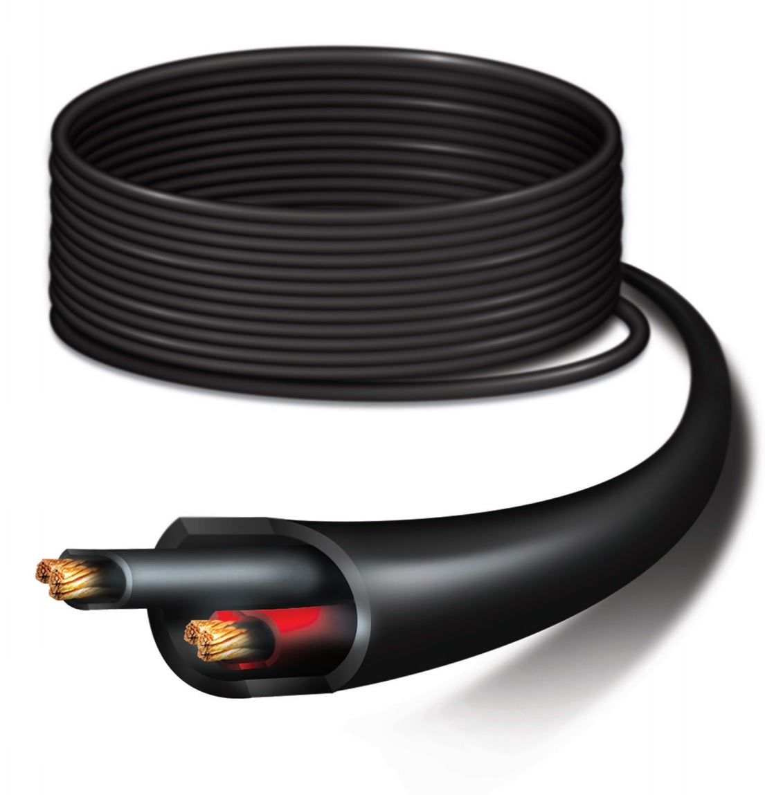 Ubiquiti PC-12 Carrier-Grade Outdoor DC Electrical Power Cabling, 12 AWG, 1000 ft. (304 m) Reel