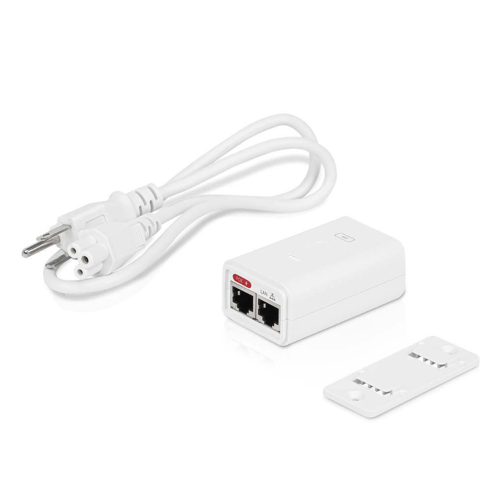Ubiquiti Networks PoE Injector, 24-7W, White (POE-24-7W-G-WH)