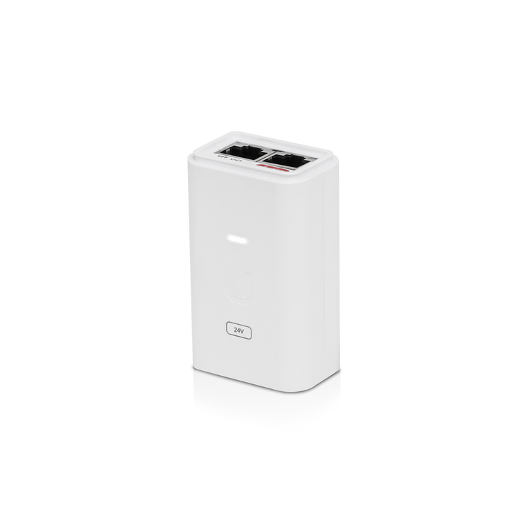 Ubiquiti Networks PoE Injector, 24-7W, White (POE-24-7W-G-WH)