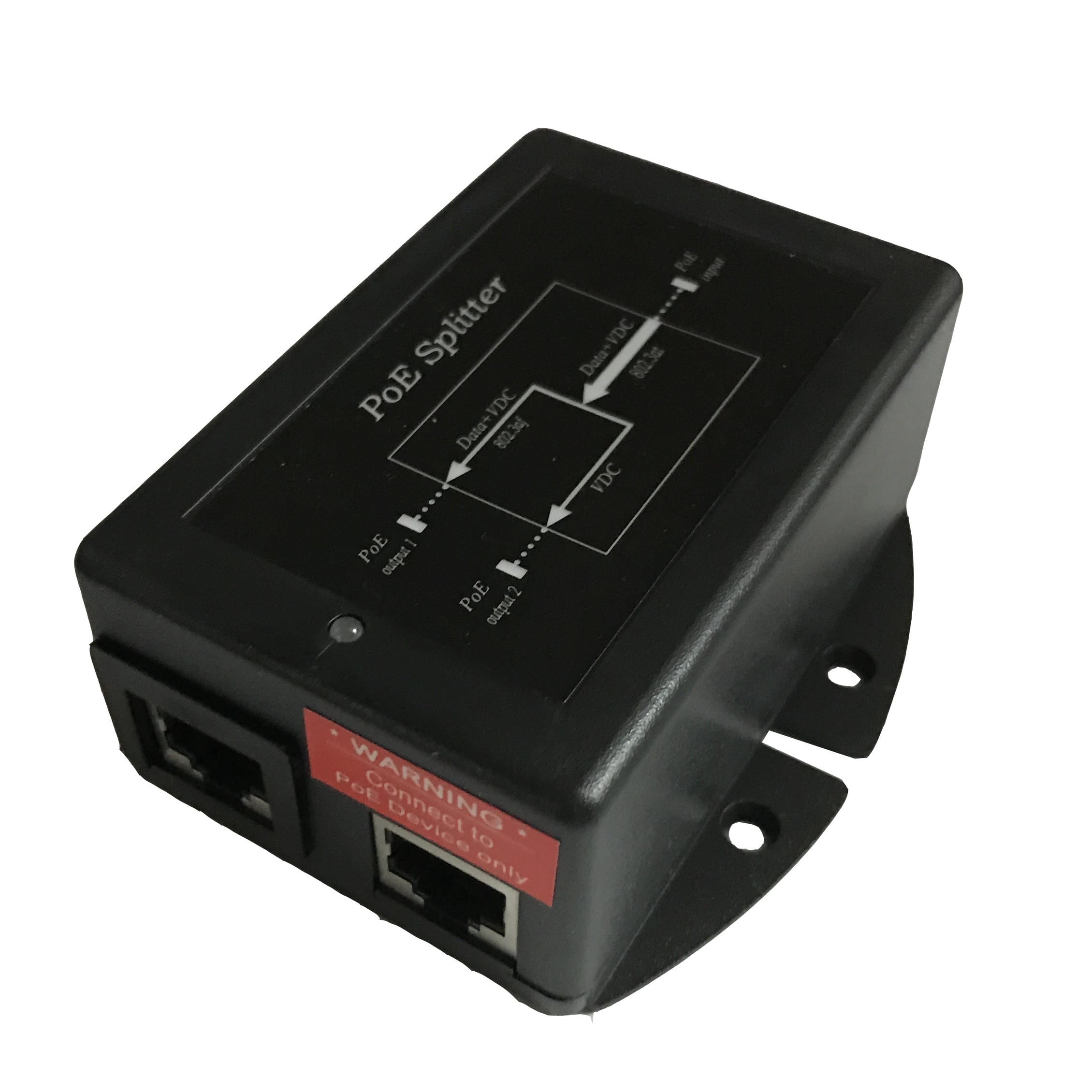 Tycon Power Gigabit Splitter 48VDC 802.3af/atp assive PoE Output 32W