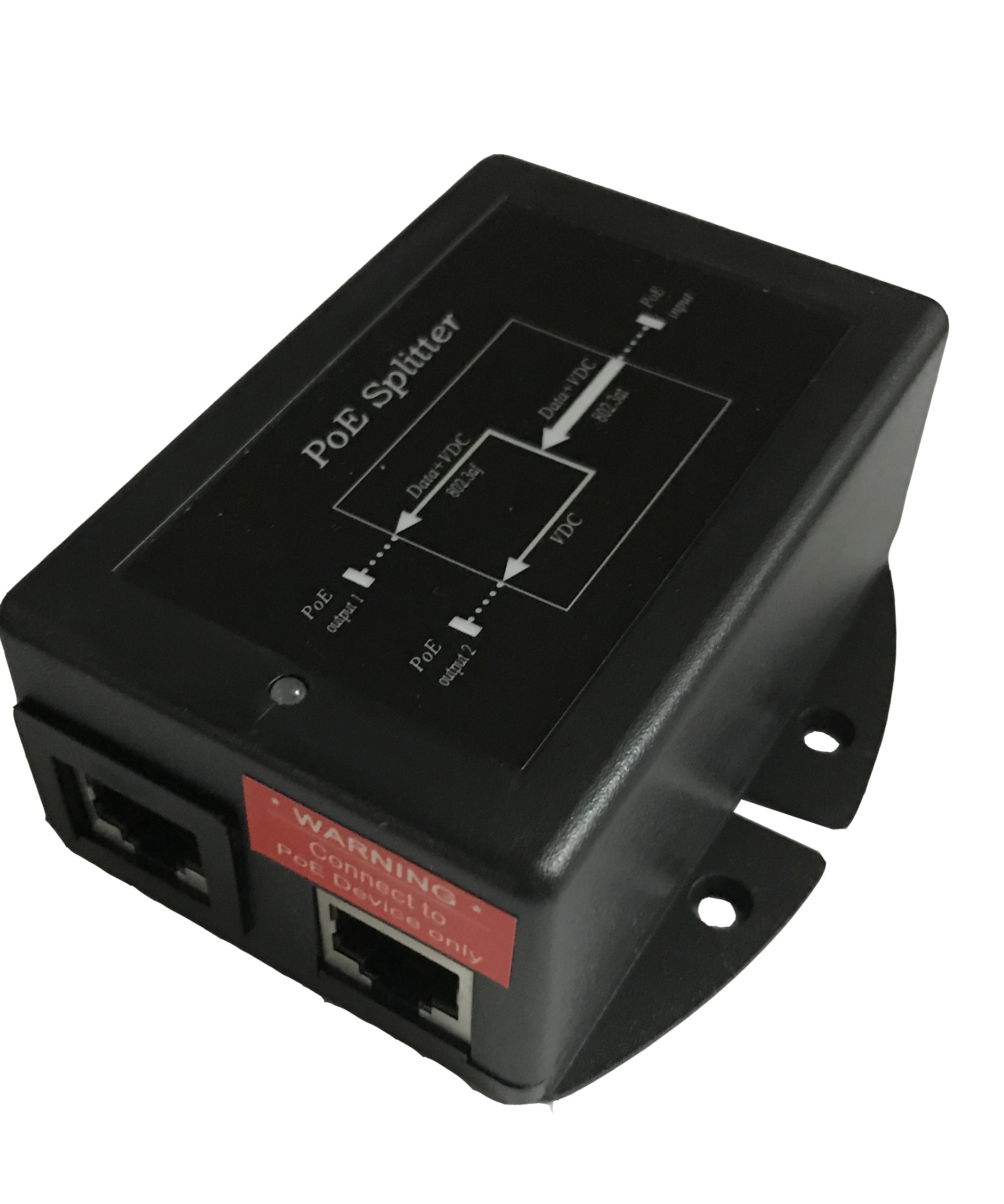 Tycon Power Gigabit Splitter 48VDC 802.3af/atp assive PoE Output 32W