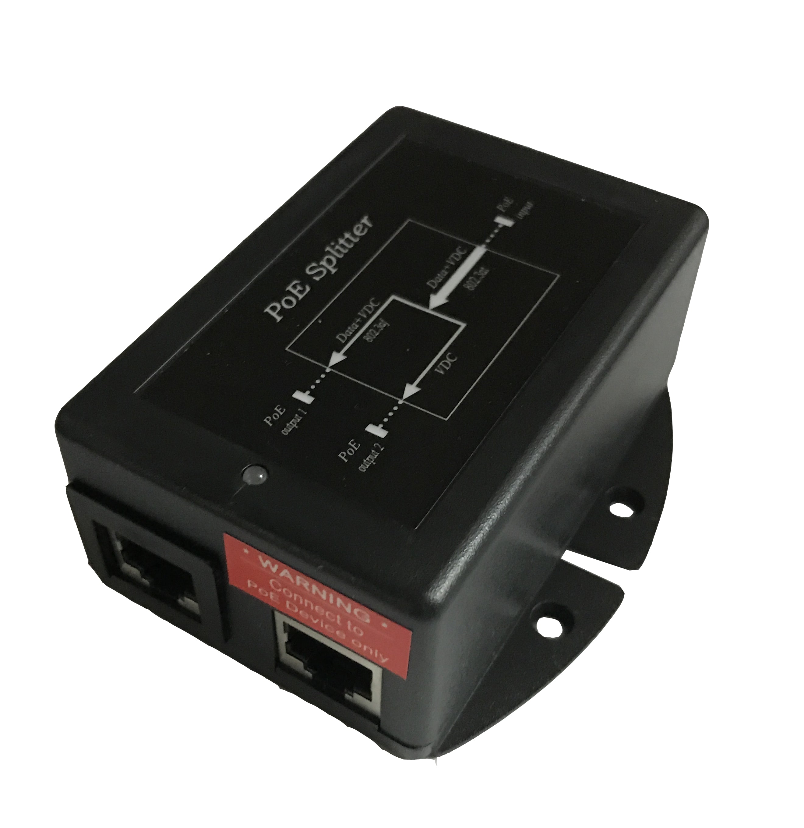 Tycon Power Gigabit Splitter 48VDC 802.3af/atp assive PoE Output 32W