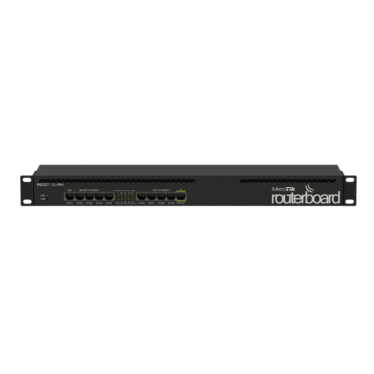 MikroTik RB2011iL-RM 600MHz 64MB 5xLAN 5xGb Rack L4