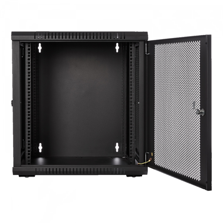 12U Rack Wall Mount Vented Enclosure