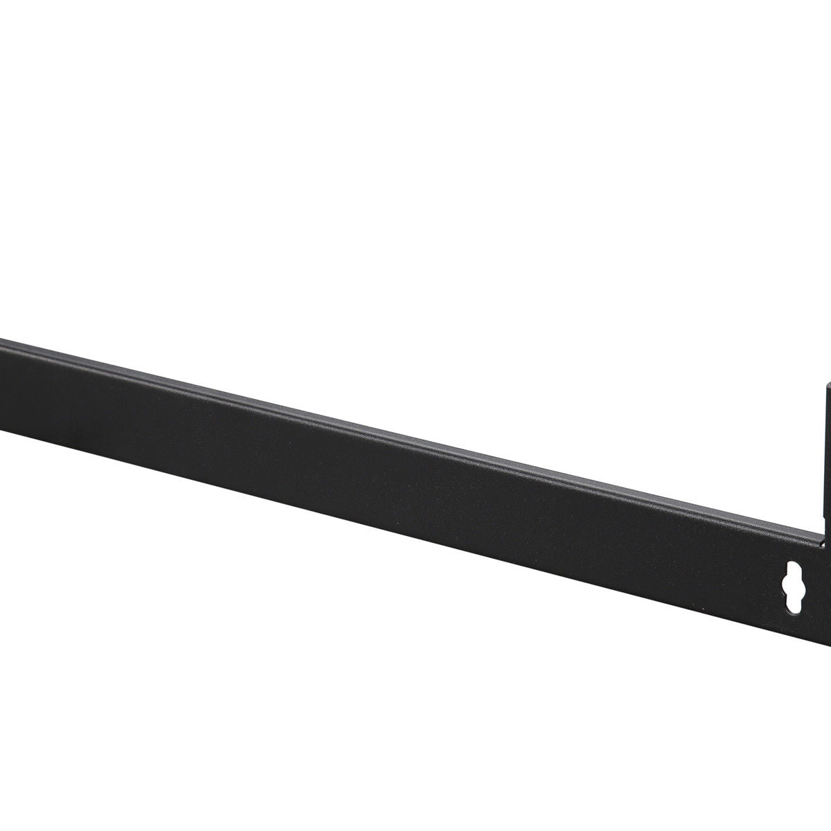 1U 19 Inch Steel Vertical Wall Mount Server Rack, Black 