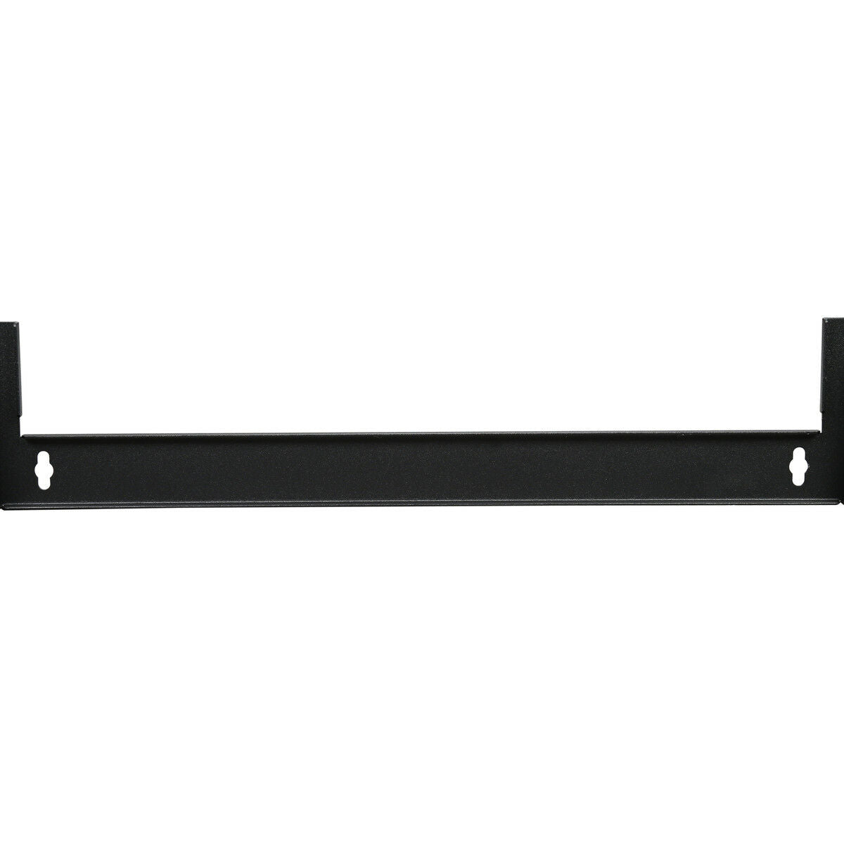 1U 19 Inch Steel Vertical Wall Mount Server Rack, Black 