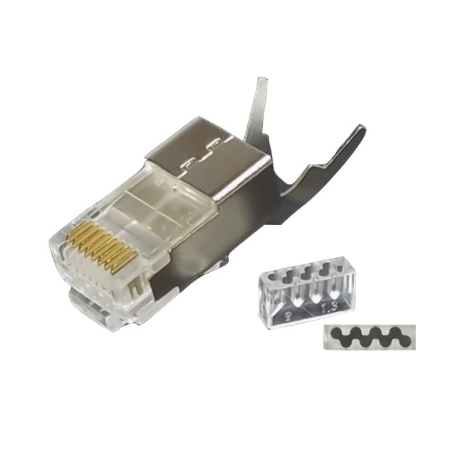 CON-RJ45-C6-100 SmartFeed CAT6 Shielded RJ45 Connectors (100Pk)