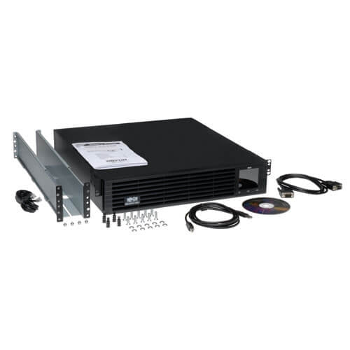 Includes 4 post rackmount installation kit; PowerAlert software CD; USB, Serial and EPO cables; and Owner’s Manual.