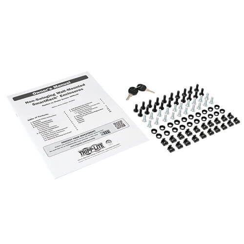 Tripp Lite SRW12U SmartRack 12U Low-Profile Switch-Depth Wall-Mount Rack Enclosure Cabinet