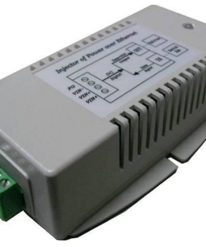 TYCON TP-DCDC-4848-HP 36-72VDC IN 56VDC OUT 30W High Power DC to DC Converter & PoE Inserter, 10/100Mbps