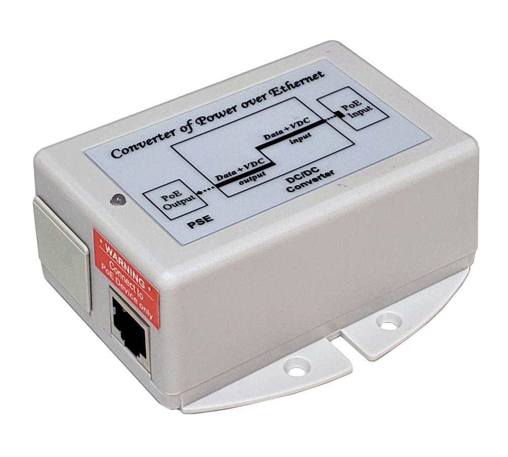 Tycon Power Systems TP-POE-2456GD 24V to Gigabit 802.3af/at PoE Converter