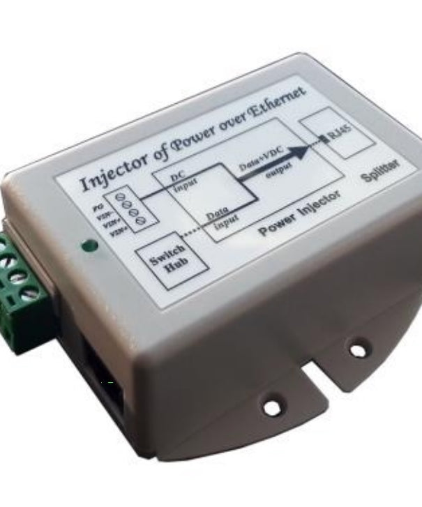 TYCON TP-DCDC-1248D 9-36VDC IN 48VDC OUT 17W DC to DC Converter & 802.3af PoE Inserter, 10/100Mbps