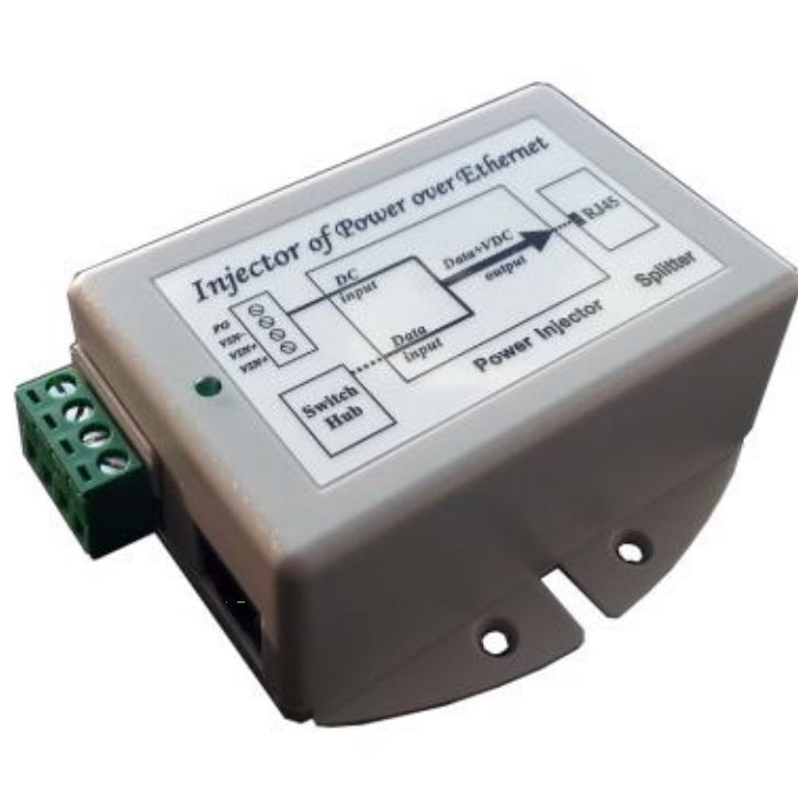TYCON TP-DCDC-1248D 9-36VDC IN 48VDC OUT 17W DC to DC Converter & 802.3af PoE Inserter, 10/100Mbps