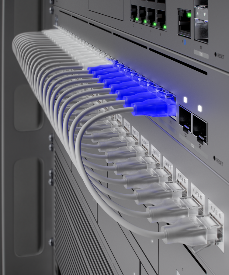 Ubiquiti UniFi Etherlighting Patch Cable  0.15M 24-Pack