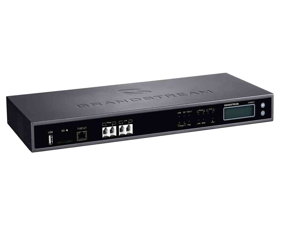  Grandstream Networks UCM6510 1T1/E1/J1 port, 2 FXO and 2 FXS ports