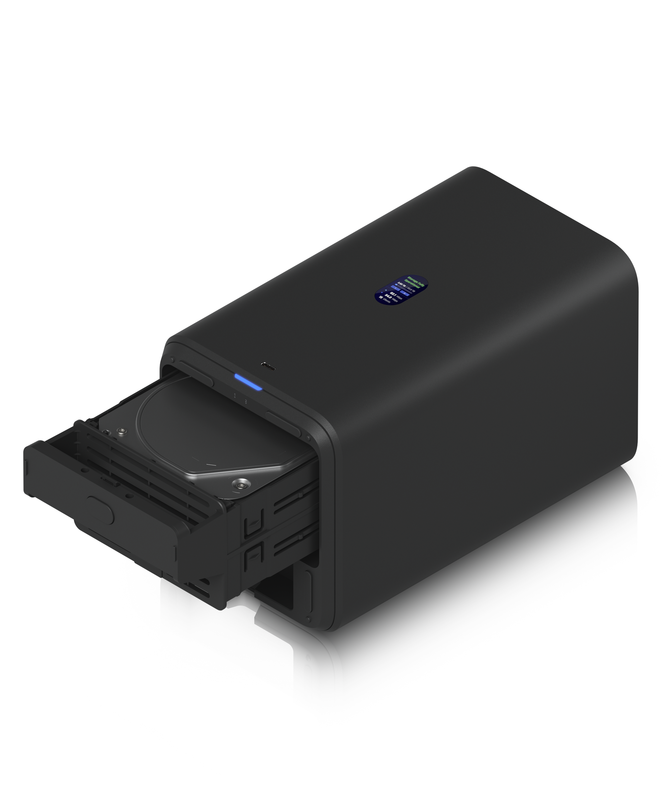 Ubiquiti UNAS-2-B UniFi Network Attached Storage 2 Bays Black