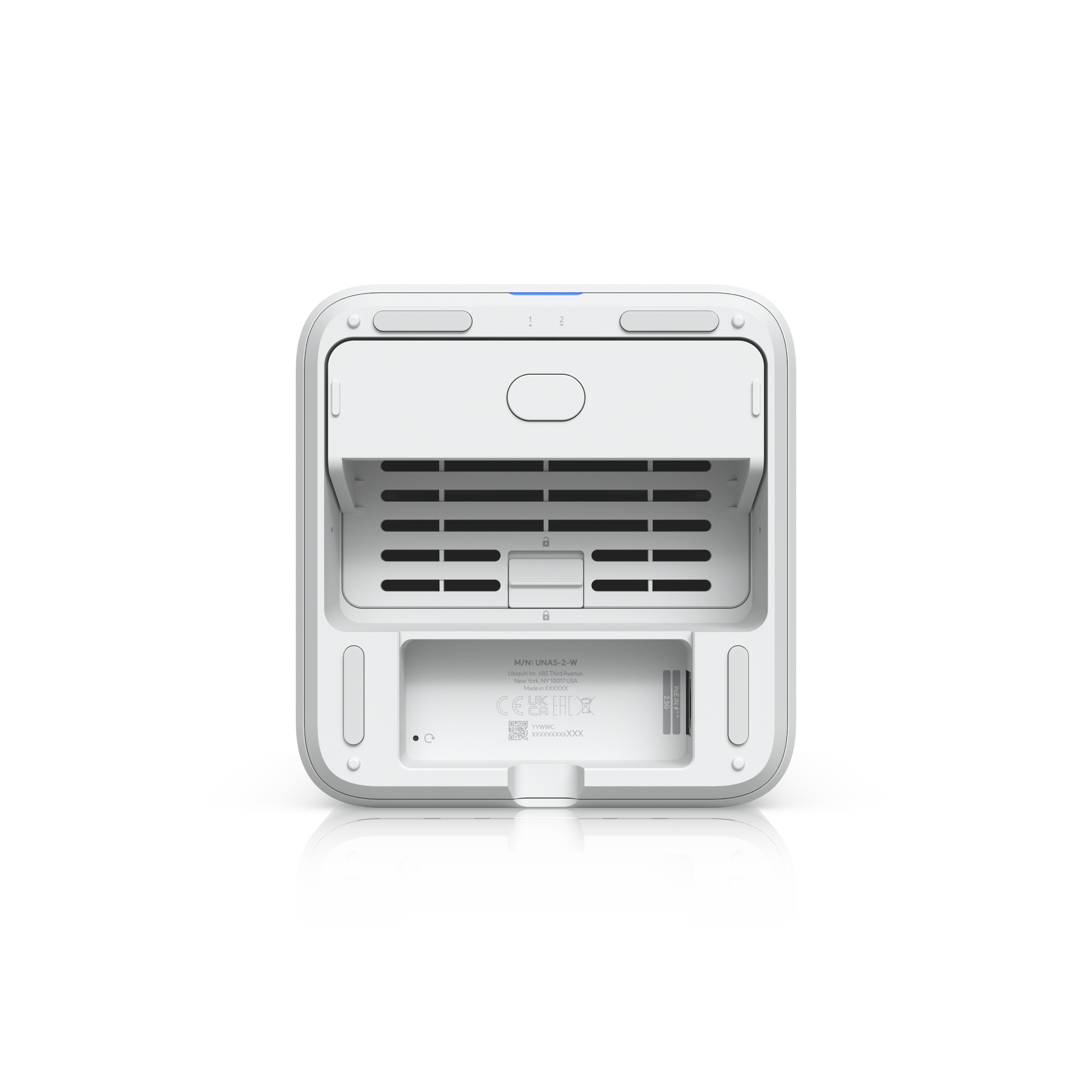 Ubiquiti UNAS-2-W UniFi Network Attached Storage 2 Bays White