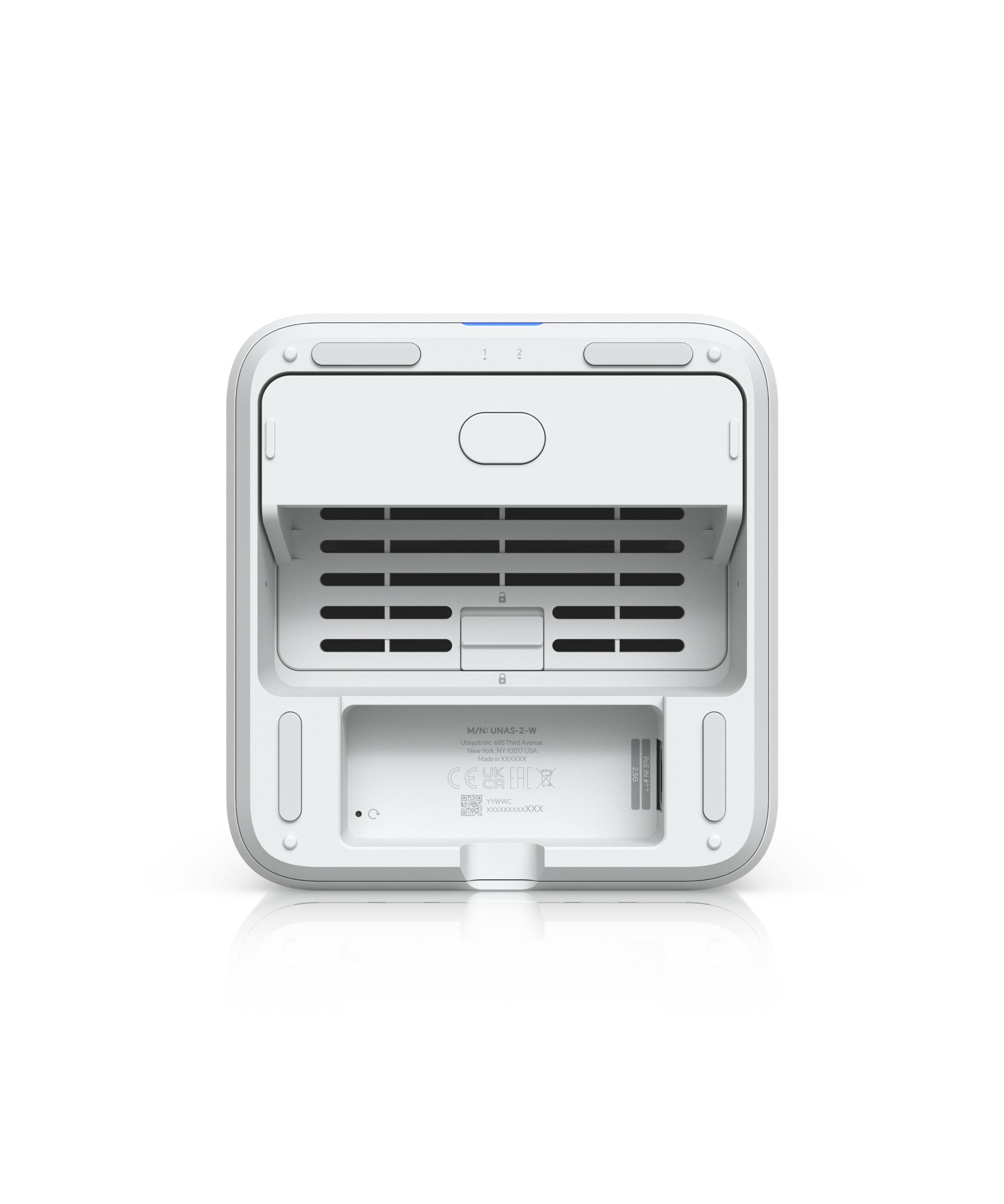 Ubiquiti UNAS-2-W UniFi Network Attached Storage 2 Bays White