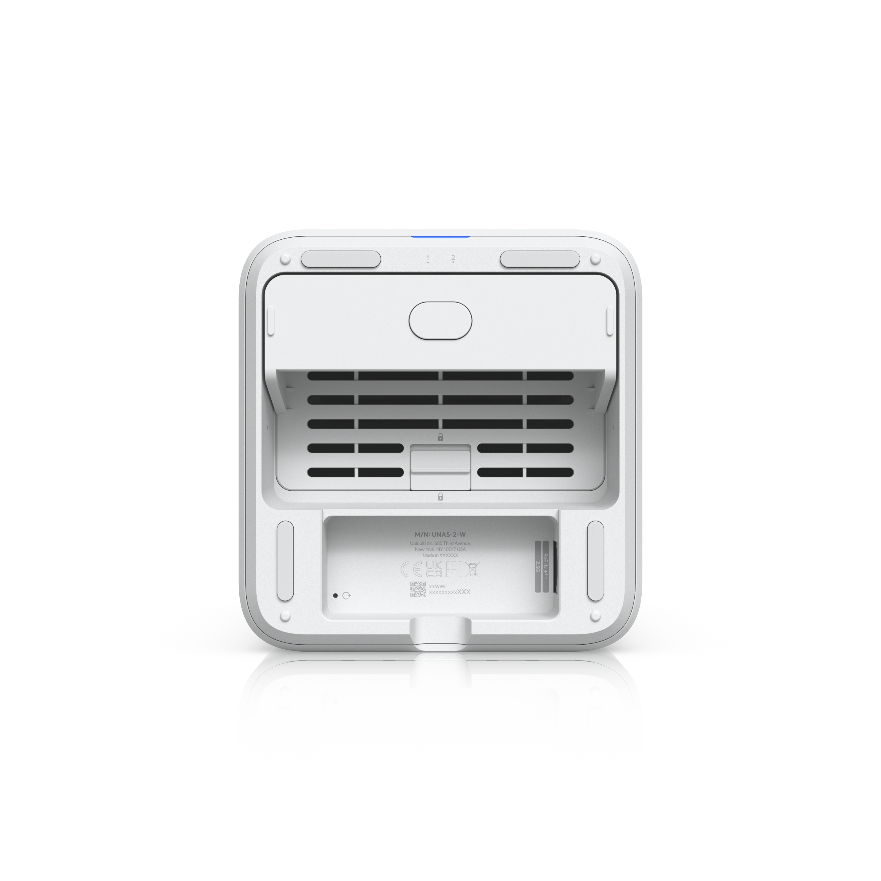 Ubiquiti UNAS-2-W UniFi Network Attached Storage 2 Bays White