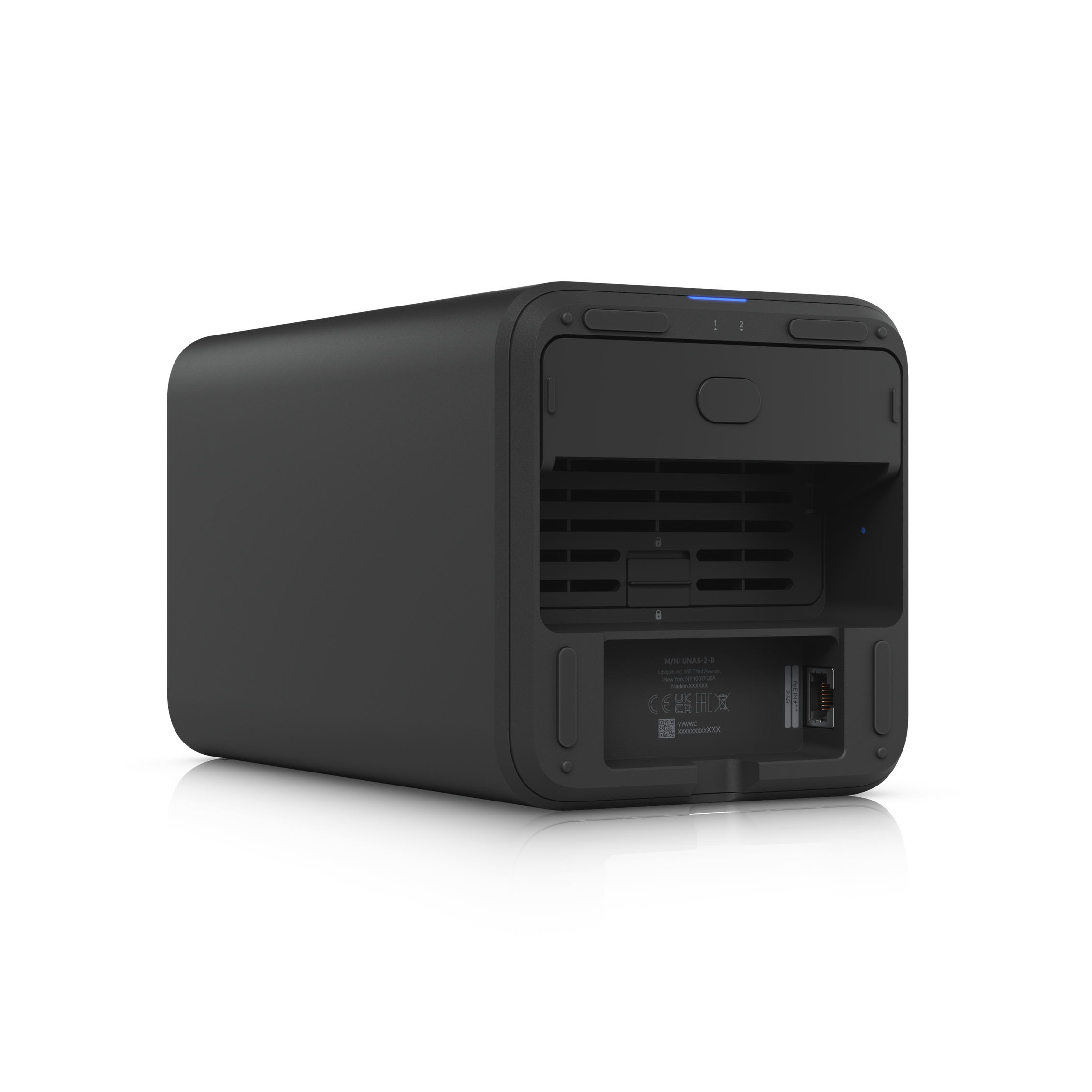 Ubiquiti UNAS-2-B UniFi Network Attached Storage 2 Bays Black