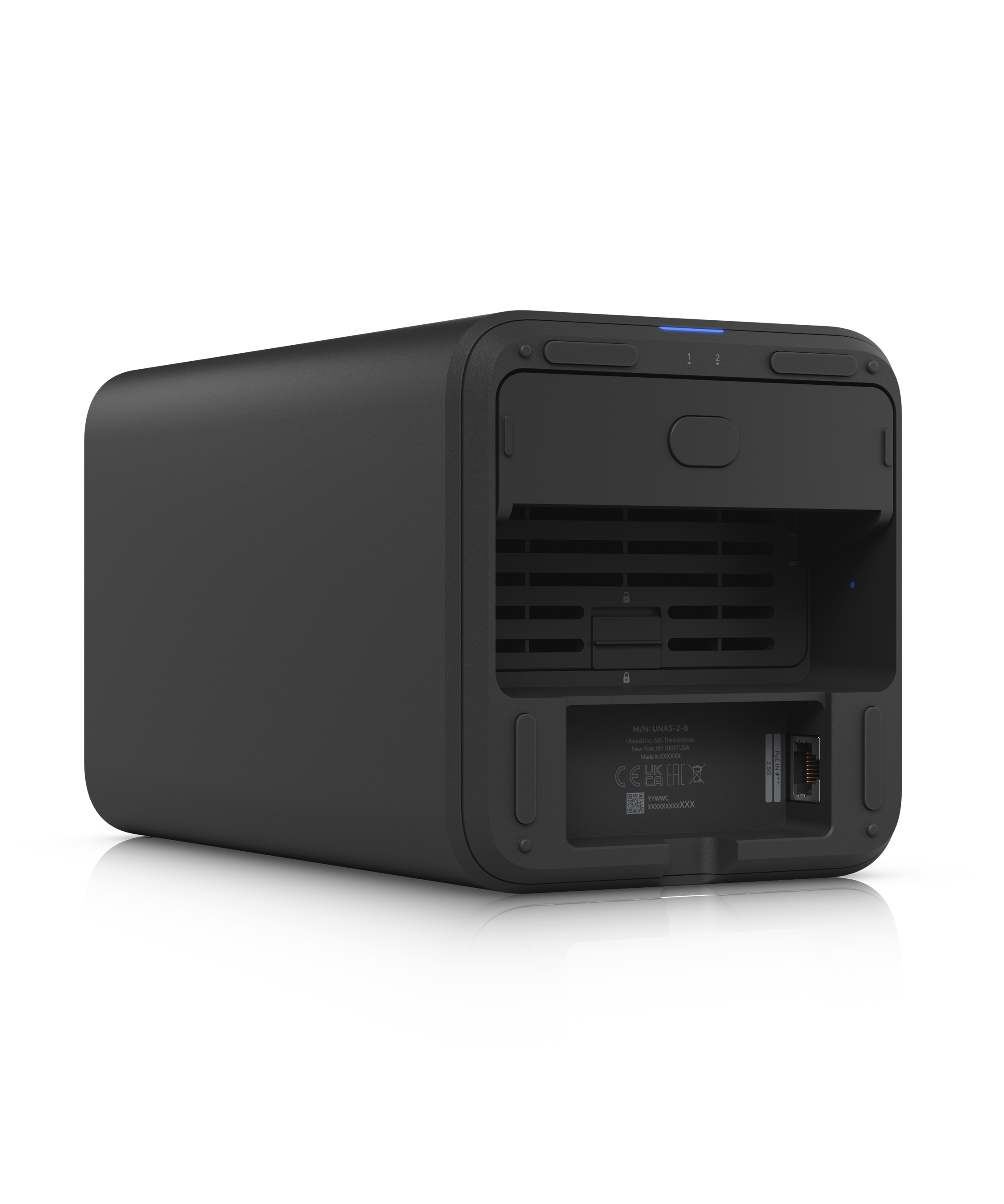 Ubiquiti UNAS-2-B UniFi Network Attached Storage 2 Bays Black