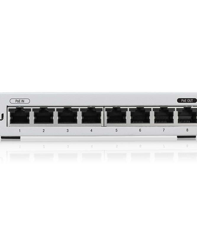 Ubiquiti US-8 UniFi 8-Port Gigabit PoE Compliant Managed Switch