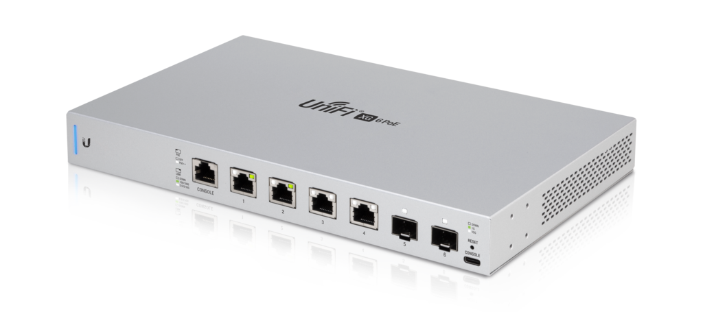 Ubiquiti Networks US-XG-6POE UniFi Switch 10 Gigabit 6-Port 802.3bt
