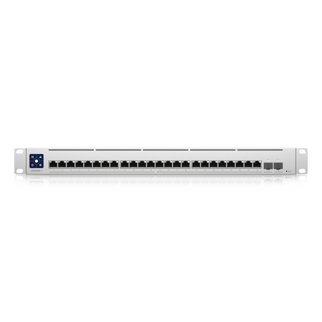 Ubiquiti Switch Enterprise XG 24 - Layer 3 switch with (24) 10GbE RJ45 (2) 25G SFP28 