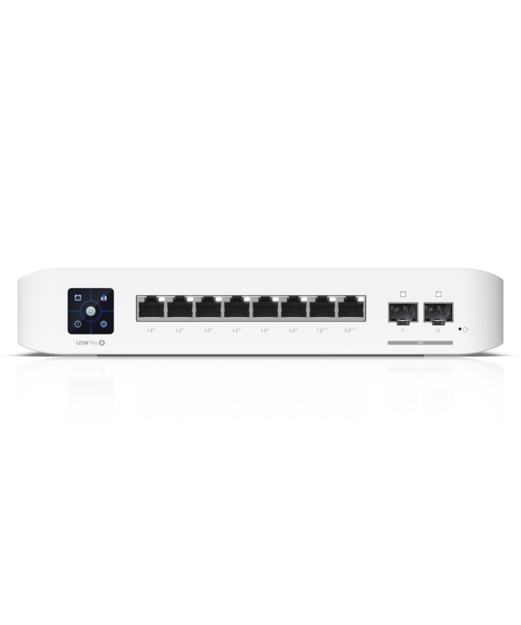 Ubiquiti USW-Pro-8-PoE 8-port, Layer 3 switch with PoE+ and PoE++