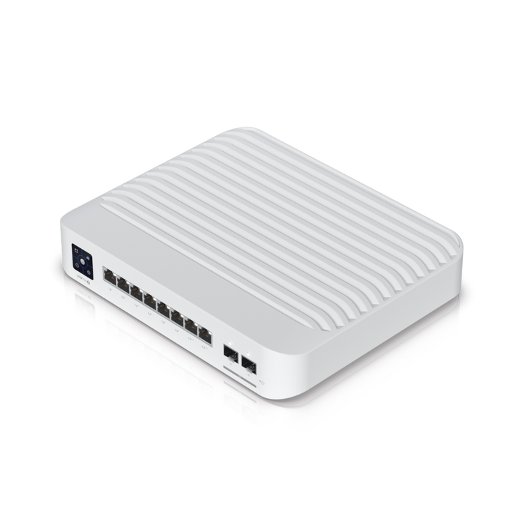 Ubiquiti USW-Pro-8-PoE 8-port, Layer 3 switch with PoE+ and PoE++