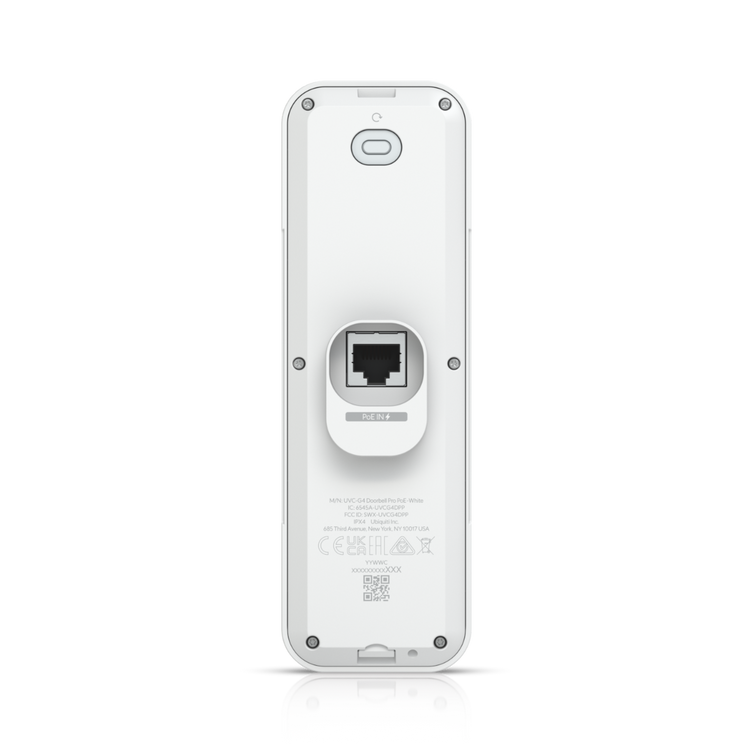 Ubiquiti UVC-G4 Doorbell Pro PoE Kit-White UniFi Protect G4 Doorbell Pro PoE Kit White