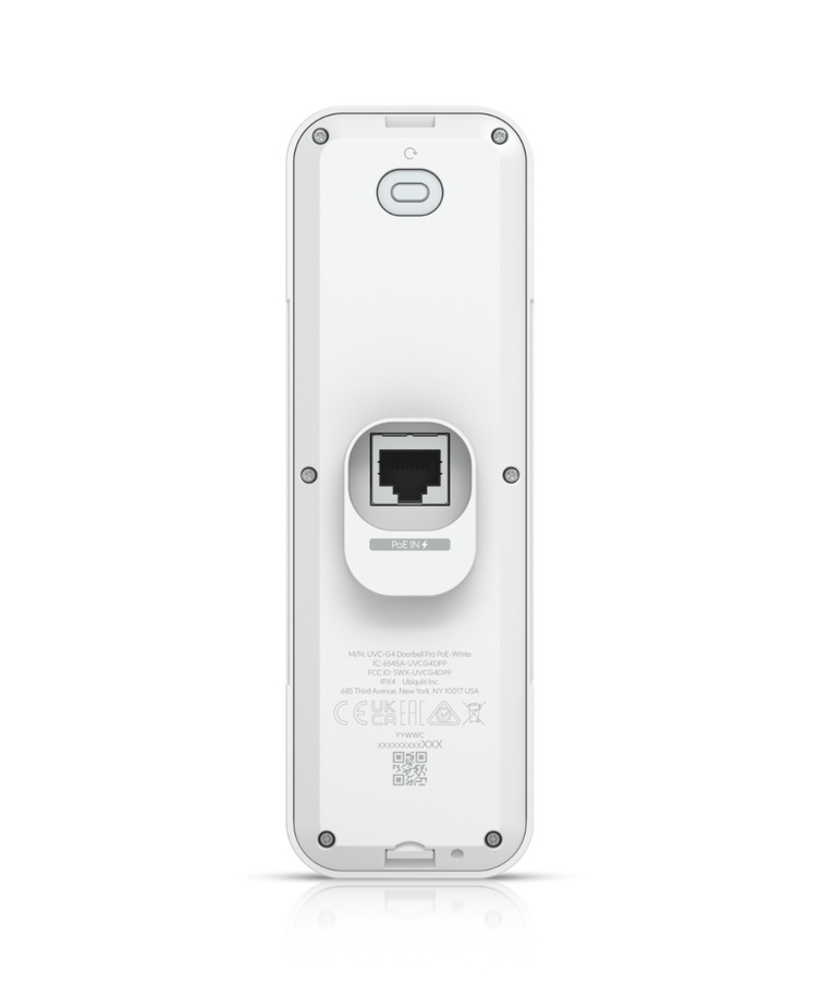 Ubiquiti UVC-G4 Doorbell Pro PoE Kit-White UniFi Protect G4 Doorbell Pro PoE Kit White