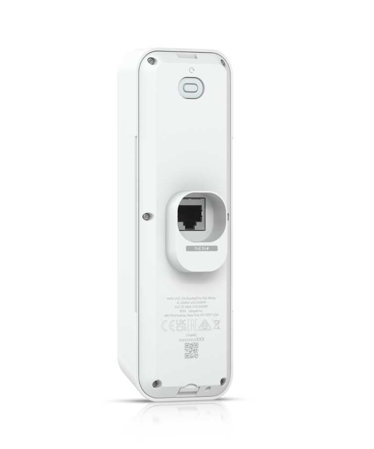 Ubiquiti UVC-G4 Doorbell Pro PoE Kit-White UniFi Protect G4 Doorbell Pro PoE Kit White