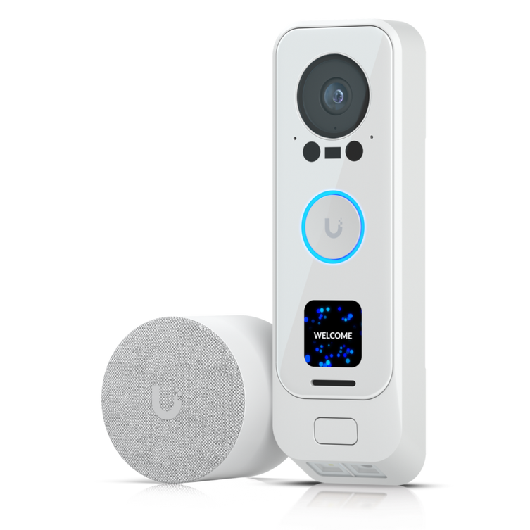 Ubiquiti UVC-G4 Doorbell Pro PoE Kit-White UniFi Protect G4 Doorbell Pro PoE Kit White