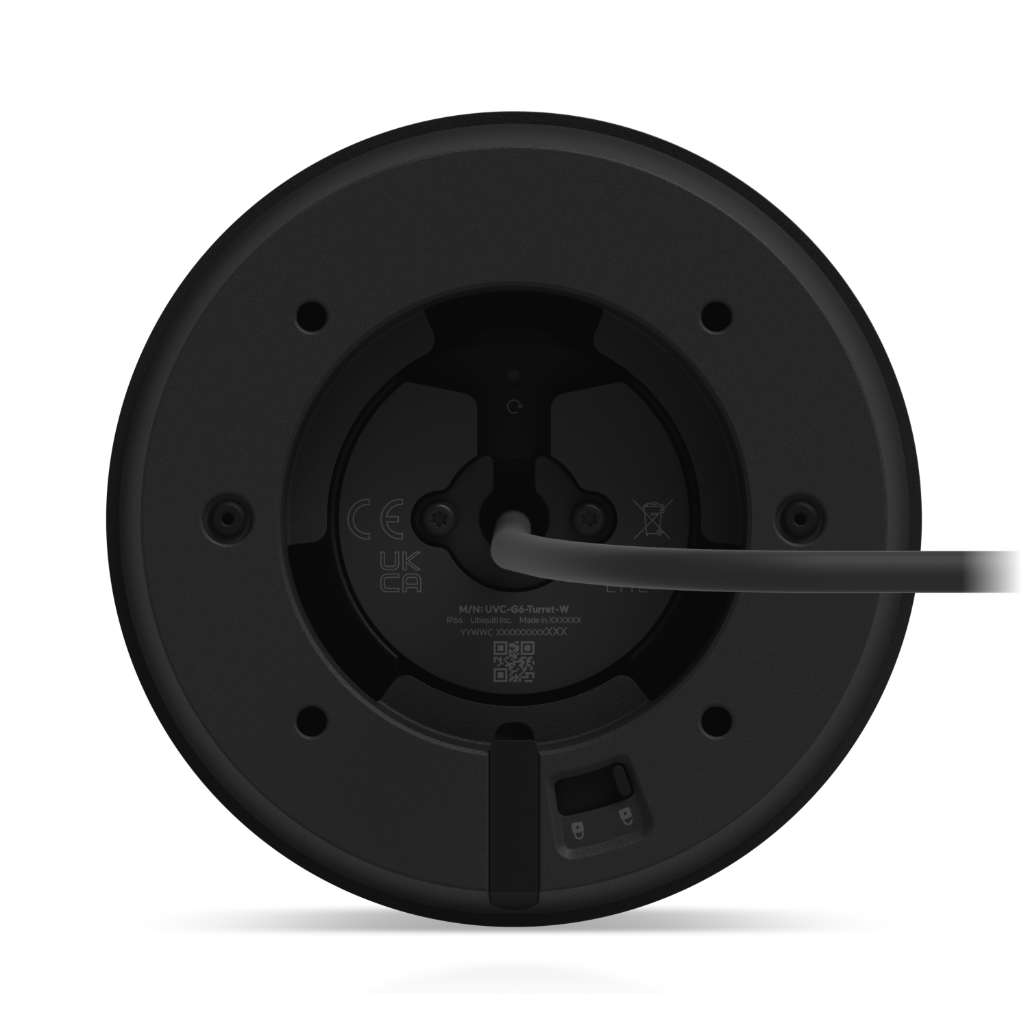 Ubiquiti UVC-G6-Turret-W UniFi Video Camera G6 Turret Black