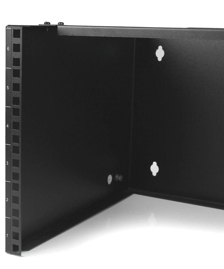 6U 12in Deep Wallmounting Bracket for Patch Panel - Steel 