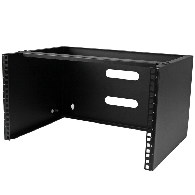 6U 12in Deep Wallmounting Bracket for Patch Panel - Steel 