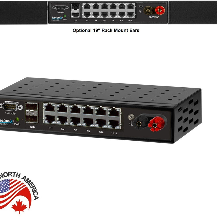 Netonix WS-12-DC 12-Port Managed PoE Switch (2-Port SFP)