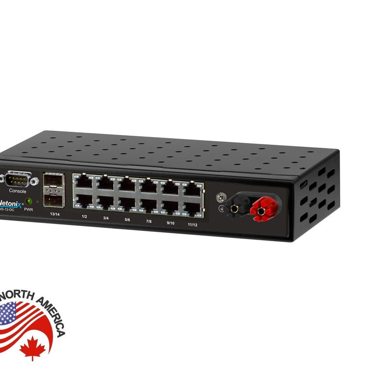 Netonix WS-12-DC 12-Port Managed PoE Switch (2-Port SFP)