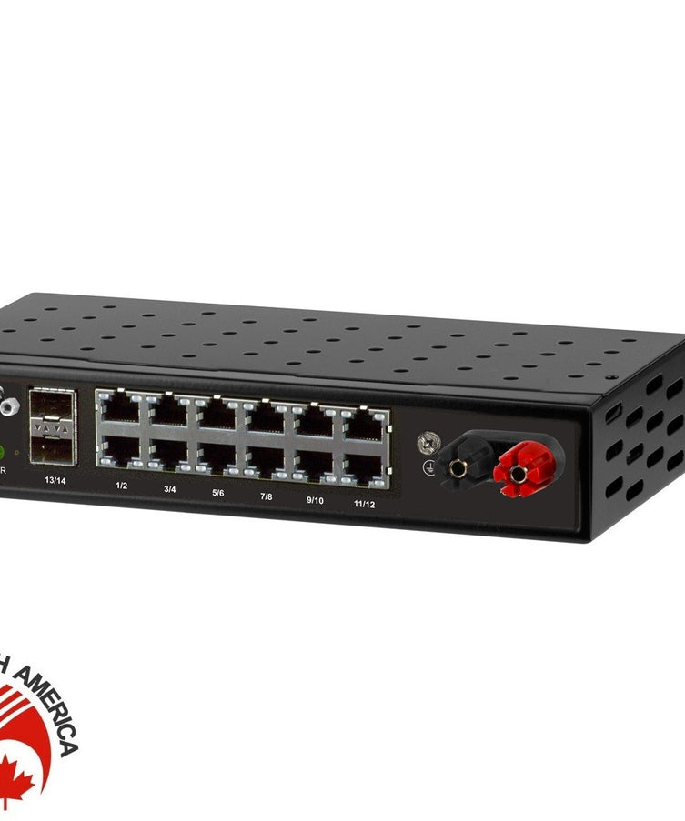 Netonix WS-12-DC 12-Port Managed PoE Switch (2-Port SFP)