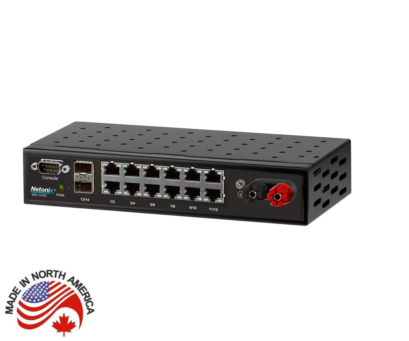 Netonix WS-12-DC 12-Port Managed PoE Switch (2-Port SFP)